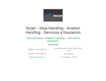 Tablet Screenshot of ibizair.com